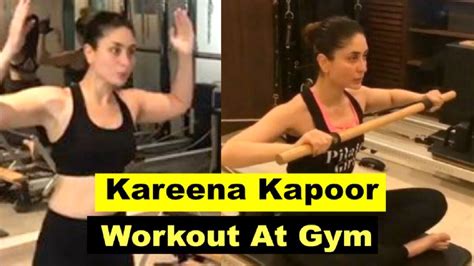 Kareena Kapoor Belly Workout At Gym For Takht Movie Youtube
