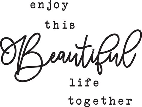 Beautiful Life Phrase Svg Cut File Snap Click Supply Co