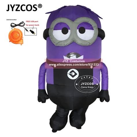 Jyzcos Inflatable Minion Halloween Costumes For Adult Despicable Me