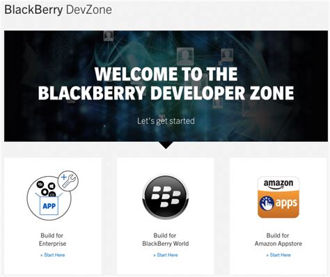 Blackberry Developer Zone Website Gets A Refresh Blackberry Empire