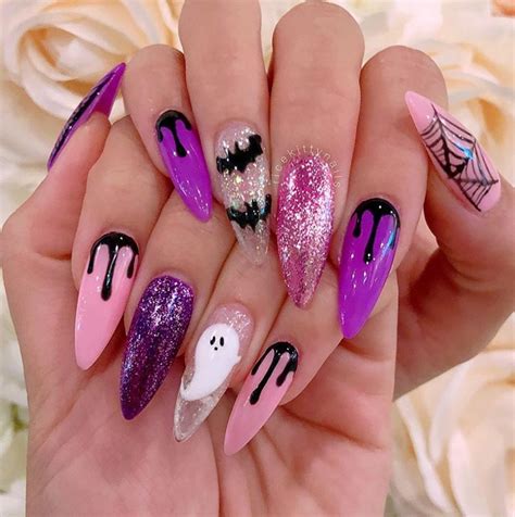 30 Glam Halloween Nails For The Chic Girl The Glossychic