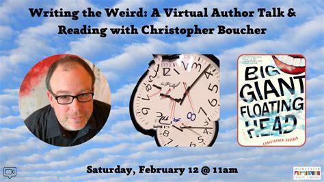 Writing the Weird: Virtual Author Talk & Reading with Christopher