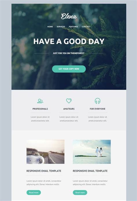 Best Responsive Email Template 27 Free Psd Epsai Format Download
