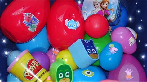101 Surprise Eggs Toys Peppa Pig Pj Masks Paw Patrol Disney Frozen