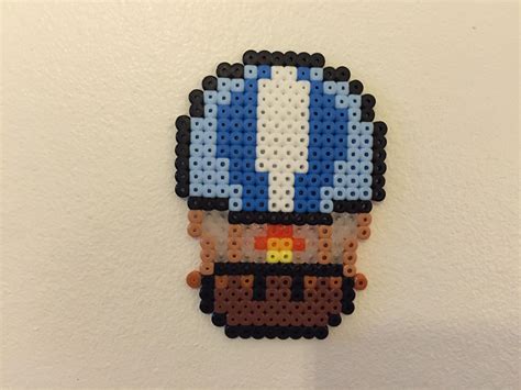 Perler Bead Mushroom Air Balloon By Bjrnbr Kandi Patterns Perler