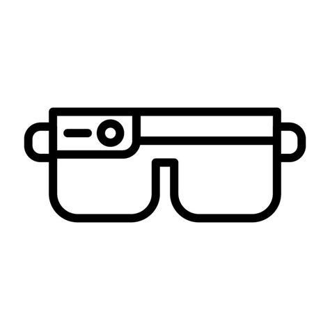 Smart Glasses Vector Icon 26330579 Vector Art At Vecteezy