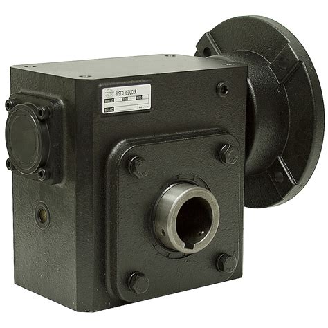 201 Right Angle Cast Iron Worm Gear Reducer 474 Hp 182tc Hollow