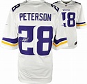 Adrian Peterson Minnesota Vikings Autographed White Nike Limited New ...