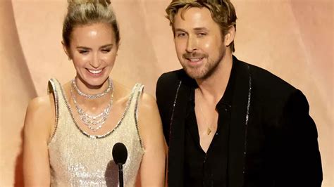 Ryan Gosling And Emily Blunts War Of The Words Onstage At Oscars 2024