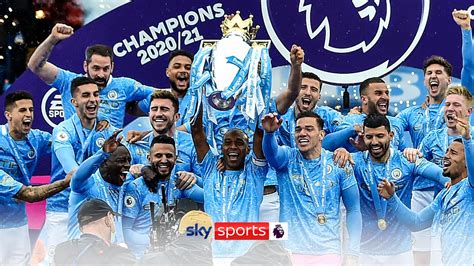 Manchester City Lift The 202021 Premier League Trophy 🏆 Win Big Sports