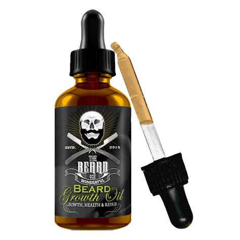 Beard Growth Oil 100 Natural Beard Oil Made In The Uk The Beard And The Wonderful