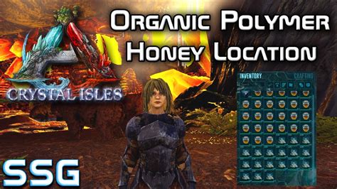 Ark Crystal Isles Honey And Organic Polymer Location Seeshellgaming