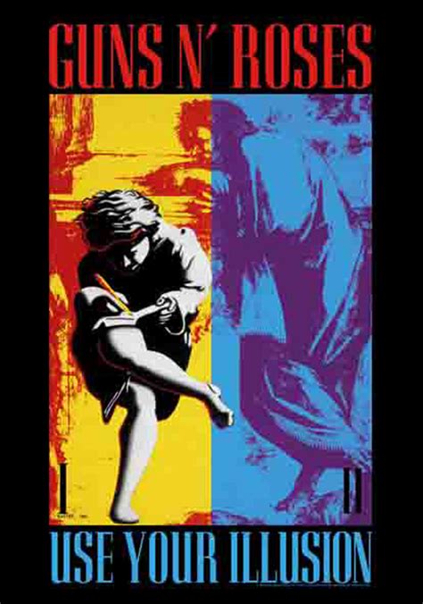 Guns N Roses Use Your Illusion Posterflagge 75x110