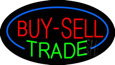 Buy Sell Trade Animated Neon Signbuy Sell Trade Neon Signs Every