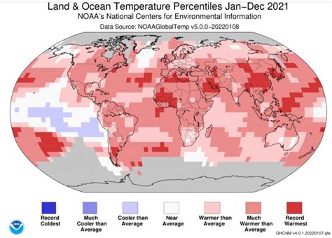 Riscaldamento Globale Nel 2021 è Arrivato A 11°c è Il 6° Anno Più Caldo