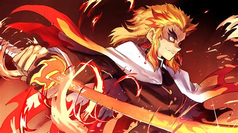 Kyojuro Rengoku From Demon Slayer Wallpaper Hd Anime 4k Wallpapers Images