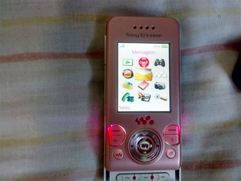 Sony Ericsson W580 I Original Slaid Leds Mult Cores Rosa R 20000