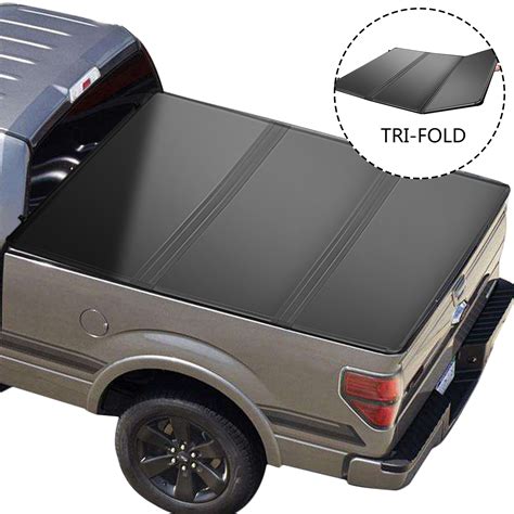 Tonneau Cover For Ford F 150 2004 2020 Lock Solid Hard Tri Fold 55ft
