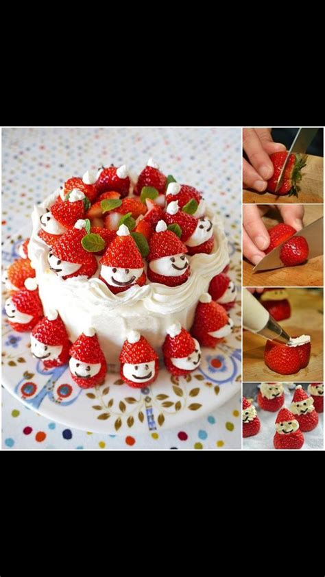 Christmas and cake are inseparable and now eating cake on christmas is mandatory be that you are catholic or not. Strawberry shortcake | Christmas strawberry, Santa cake, Japanese christmas cake