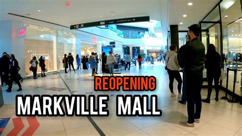 Reopening Markville Mall After Lockdown Markham Toronto March 7 2021 Youtube