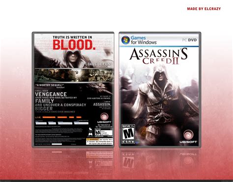 Assassin S Creed Ii Pc Box Art Cover By Elcrazy