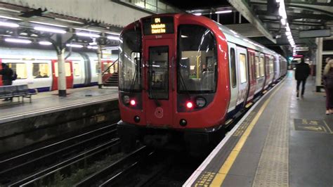 District Line S7 Stock 21301 Departing Edgware Road Youtube