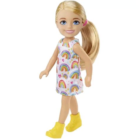 Mattel Barbie Chelsea Blonde Hair Rainbow Dress Doll New In Stock 1599 Picclick