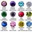 Fashion Jewelry Popular 12 Month Birthstone Wholesale Colorful 