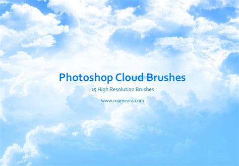 40 Beautiful Photoshop Cloud Brushes Mameara