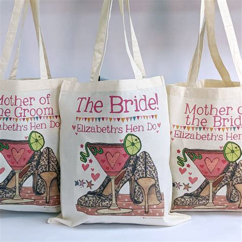Personalised Hen Party Bags By Alice Palace