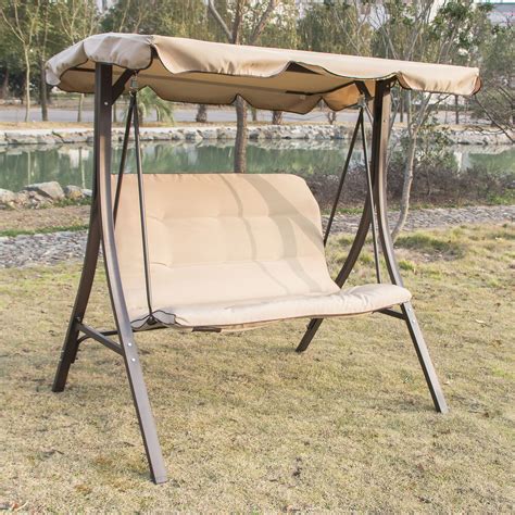 4 tangkula outdoor swing canopy hammock. Outdoor 2 Person Canopy Swing Glider Hammock Patio ...