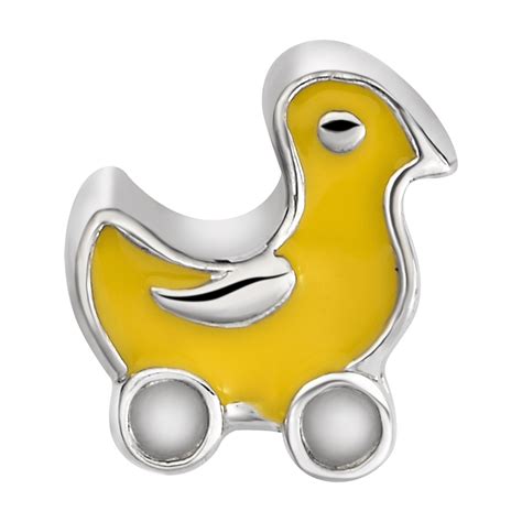 Còn ngoài đời, con vịt vàng này rất đáng yêu, thích yêu thương và trao đi yêu thương, nhưng tới một lúc nào đó nó có thể biến thành con quái vật, gducky hài hước nói. Hạt charm xỏ trẻ em diy pnjsilver hình con vịt vàng ...