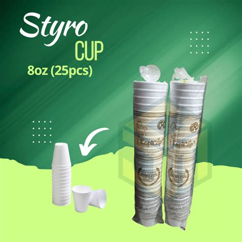 Styro Cup 8oz 25pcs Shopee Philippines