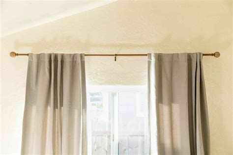 Hang Curtain Rod Ceiling Shelly Lighting