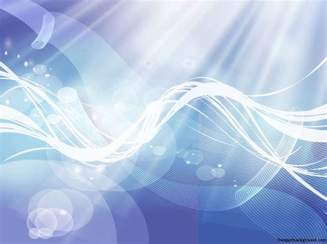 Blue Flowing Curves Free Ppt Backgrounds