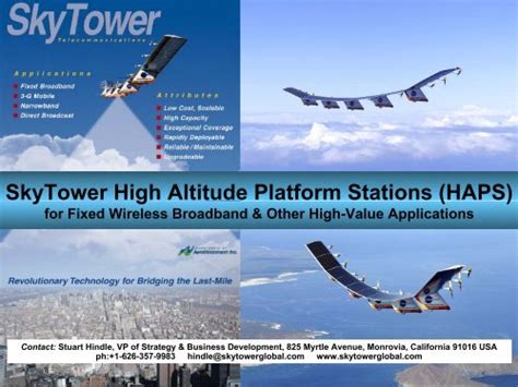 Skytower High Altitude Platform Stations Haps Etopia News