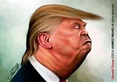 Donald Trump's caricature on Behance