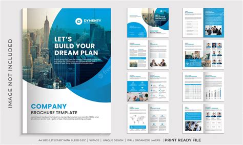 Premium Vector Company Profile Brochure Template Multipage Brochure