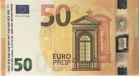 50 Euros Movie Money Série Europa Exonumia Numista