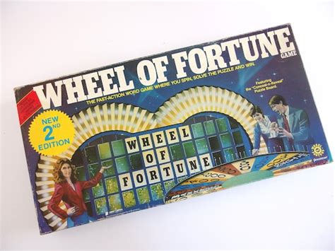 Wheel Of Fortune Board Game 2nd Edition 1985 Etsy