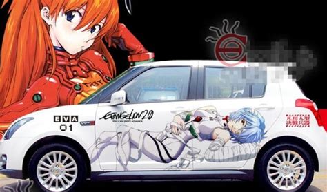 Evangelion Ayanami Rei Cute Manga Anime Girl Car Decal Vinyl Sticker