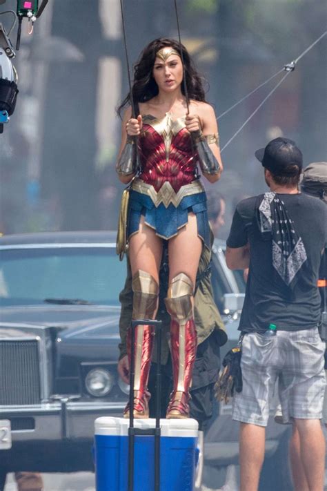 Gal Gadot Kicks Butt In Washington While Filming Wonder Woman Action Scene