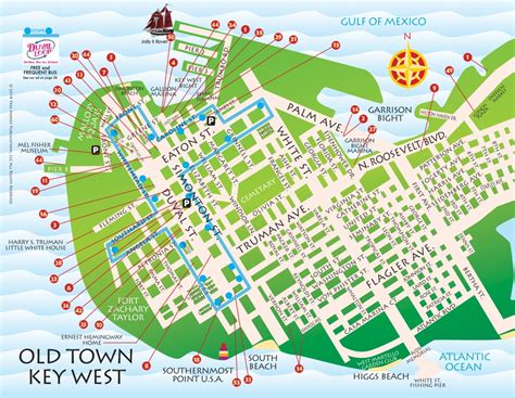 Map Of Hotels In Key West Florida Printable Maps