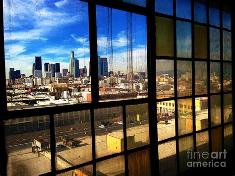 Los Angeles Through A Window Photograph By Micah May Fine Art America