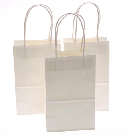 Small White Kraft T Bags