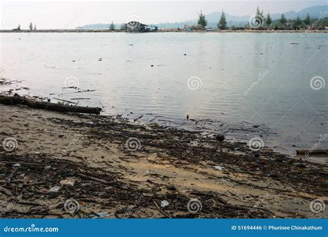 Dirty Beach Stock Photo Image Of Coast Polluted Storm 51694446