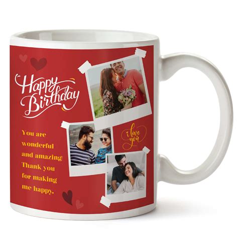 Happy Birthday Special Mug T Birthday Wishing Personalised Coffee Mug Frinza