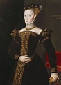 1552-1553 Juana de Habsburgo in gold-embroidered black dress by ...