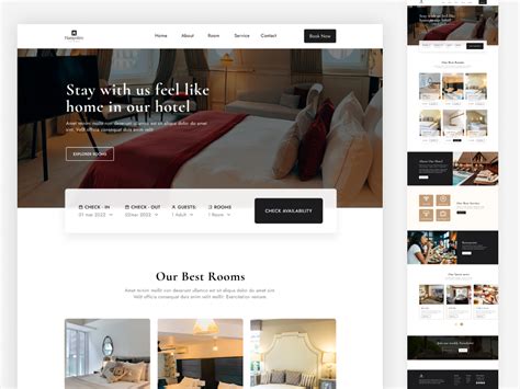 Hotel Booking Landing Page UpLabs