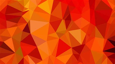 Free Red And Orange Polygon Background Graphic Design Illustration